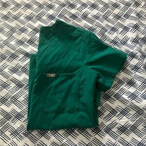 Figs Catarina Top XS Hunter Green